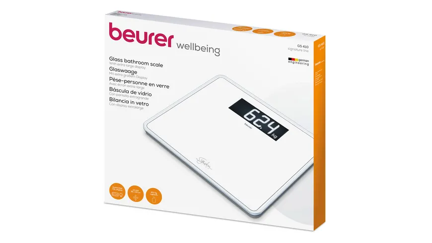 beurer Glaswaage Signature Line GS410 weiß