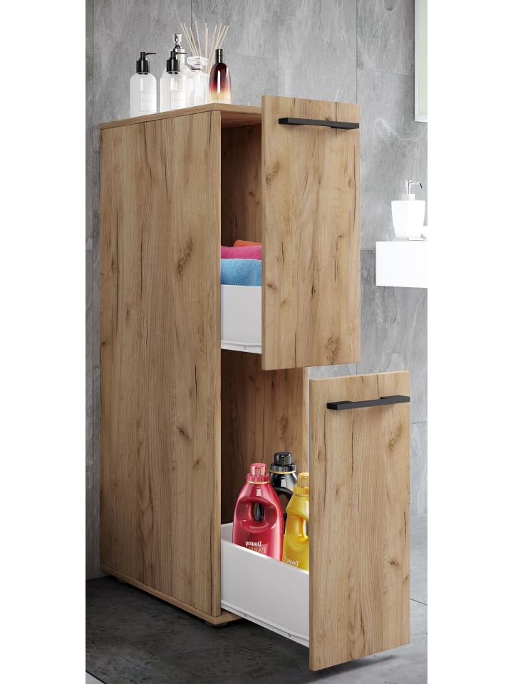 VCM  Holz Badmöbel Nischenschrank Schublade Sadilo L in Honig-Eiche günstig kaufen onesize