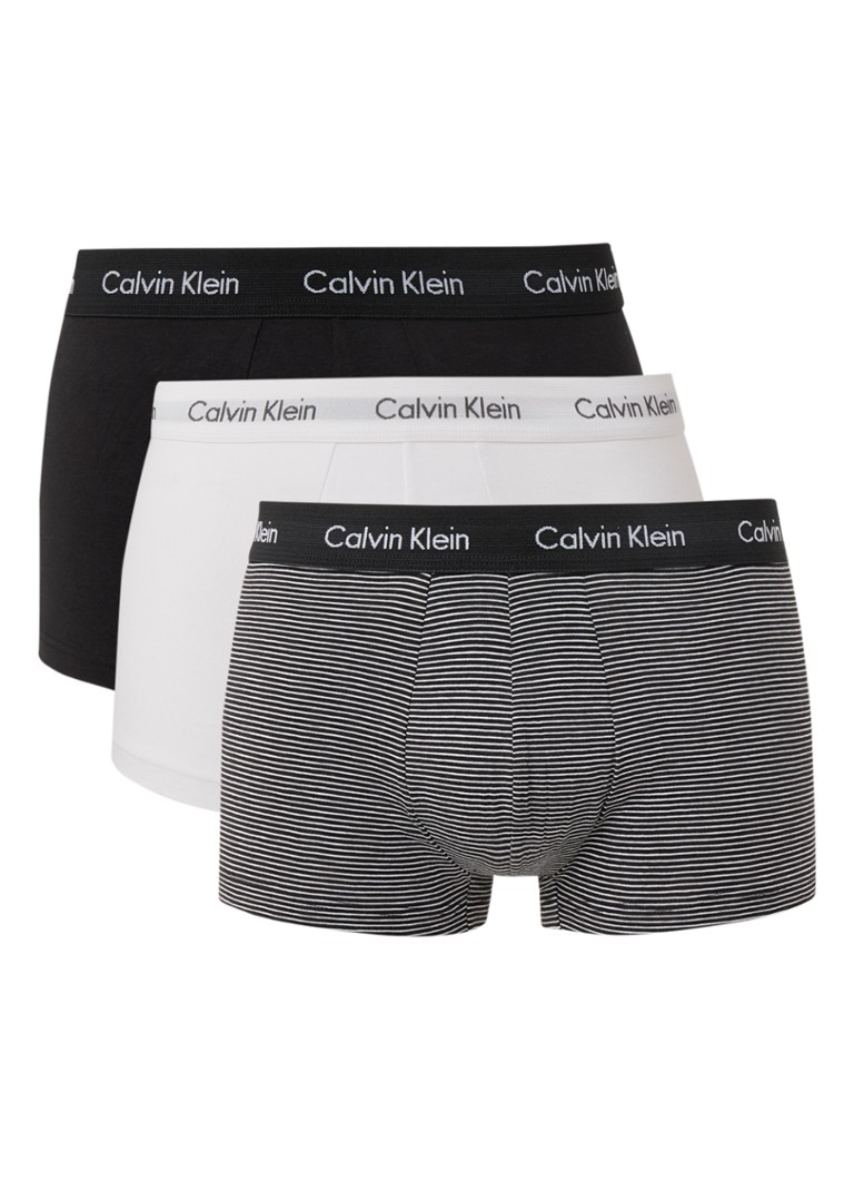 Calvin Klein Boxer Shorts with logo waistband in a 3-pack