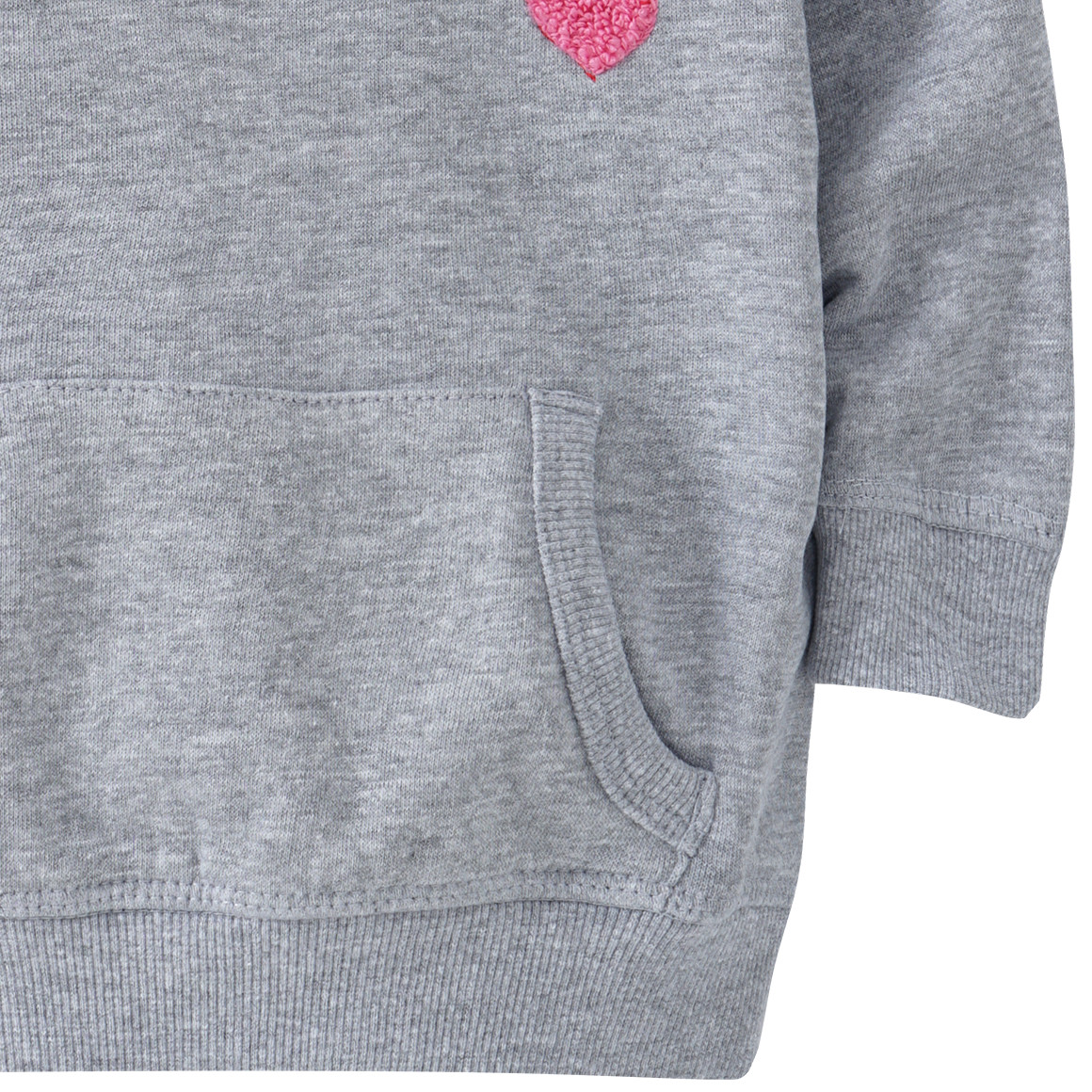 Baby Hoodie mit appliziertem Herz