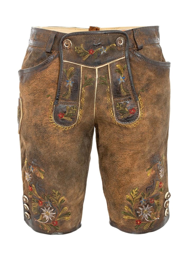 MADDOX Lederhose THERESIA in braun günstig kaufen