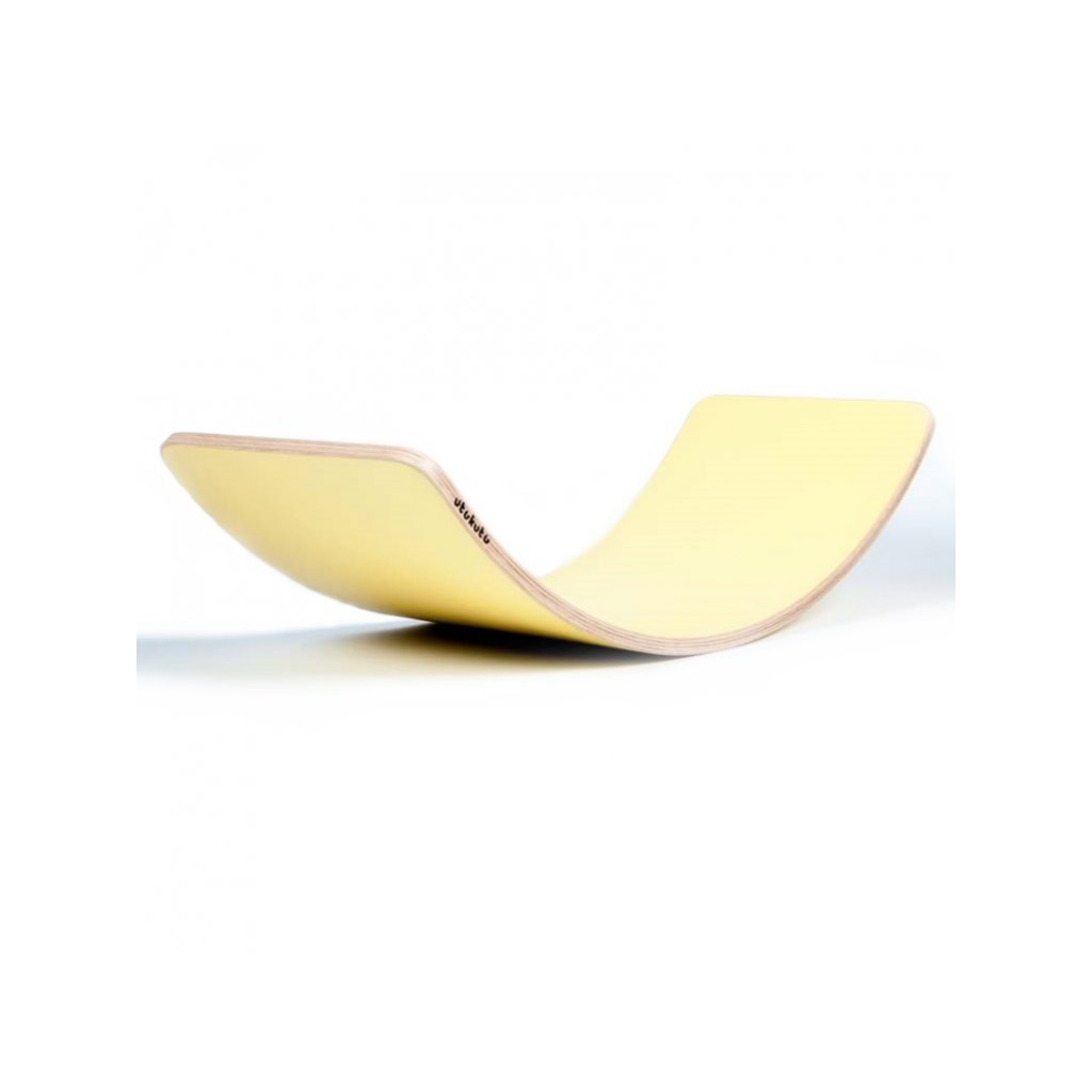 Utukutu Balance Board Pastellgelb