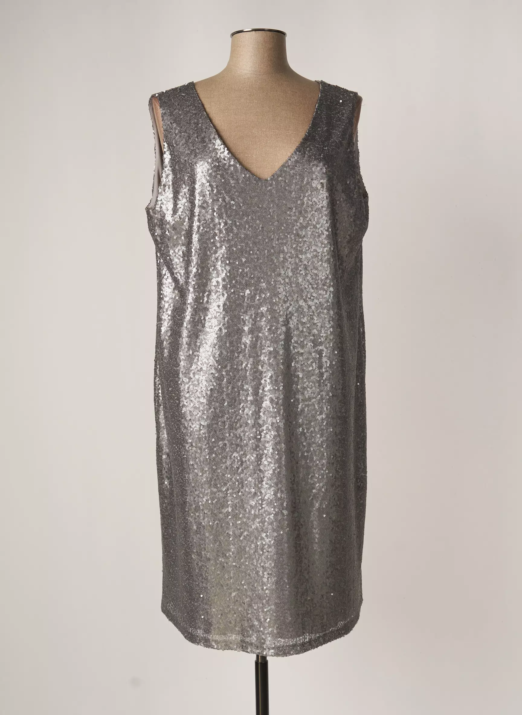 Spg Jenuan Robes Mi Longues Femme couleur gris