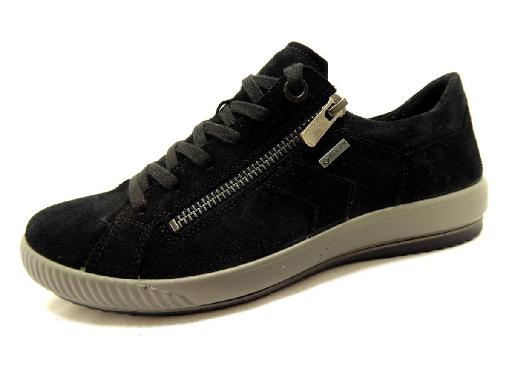 SUPERFIT Freizeit Schnürer schwarz Halbschuh Leder  TANARO 5.0