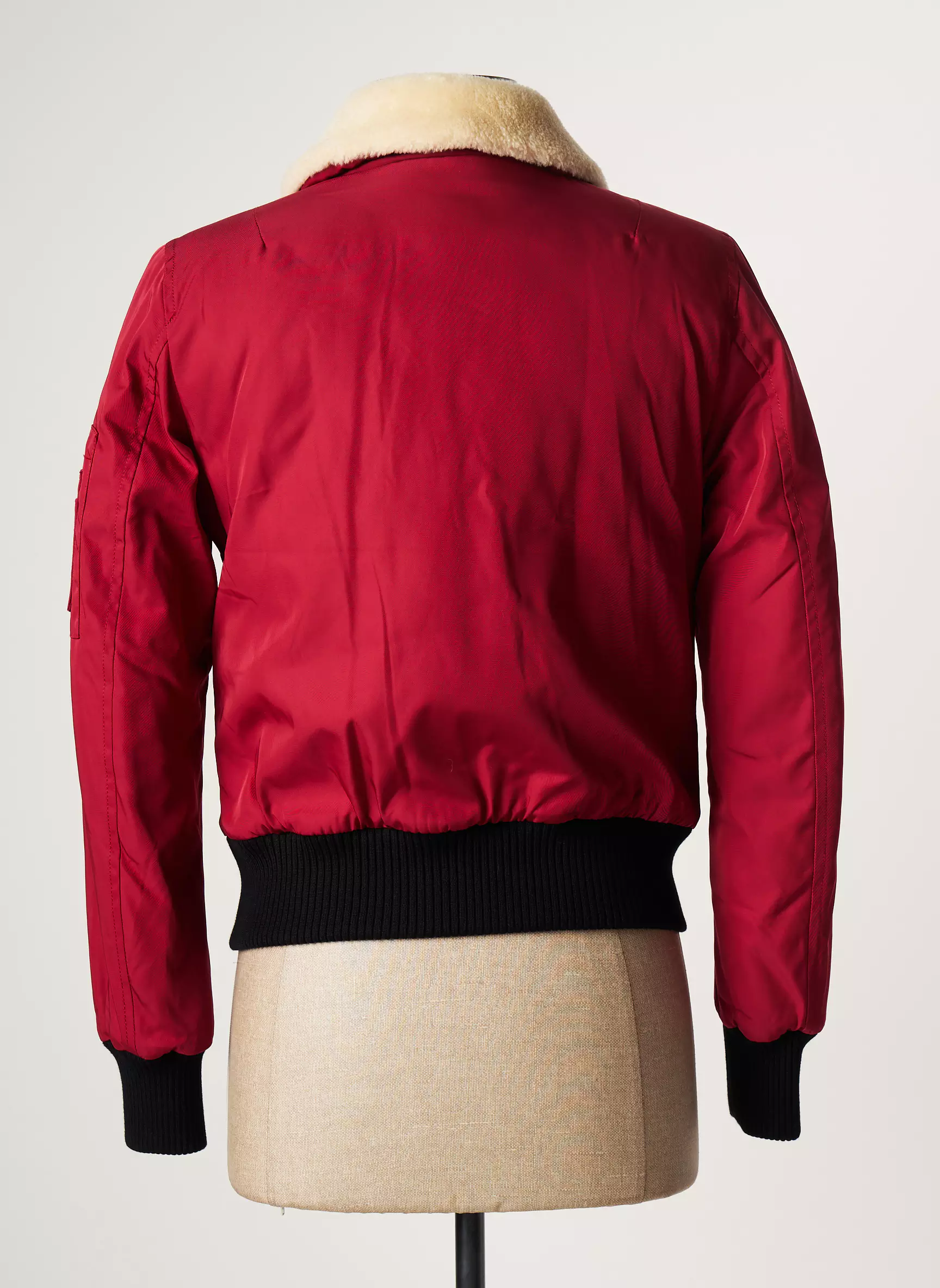 Bombers Blousons Femme couleur rouge