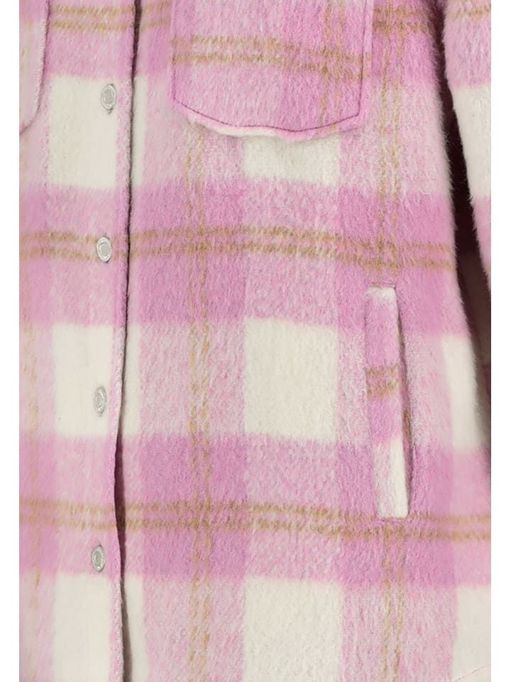 Stitch & Soul Hemdjacke in Rosa/ Creme günstig kaufen