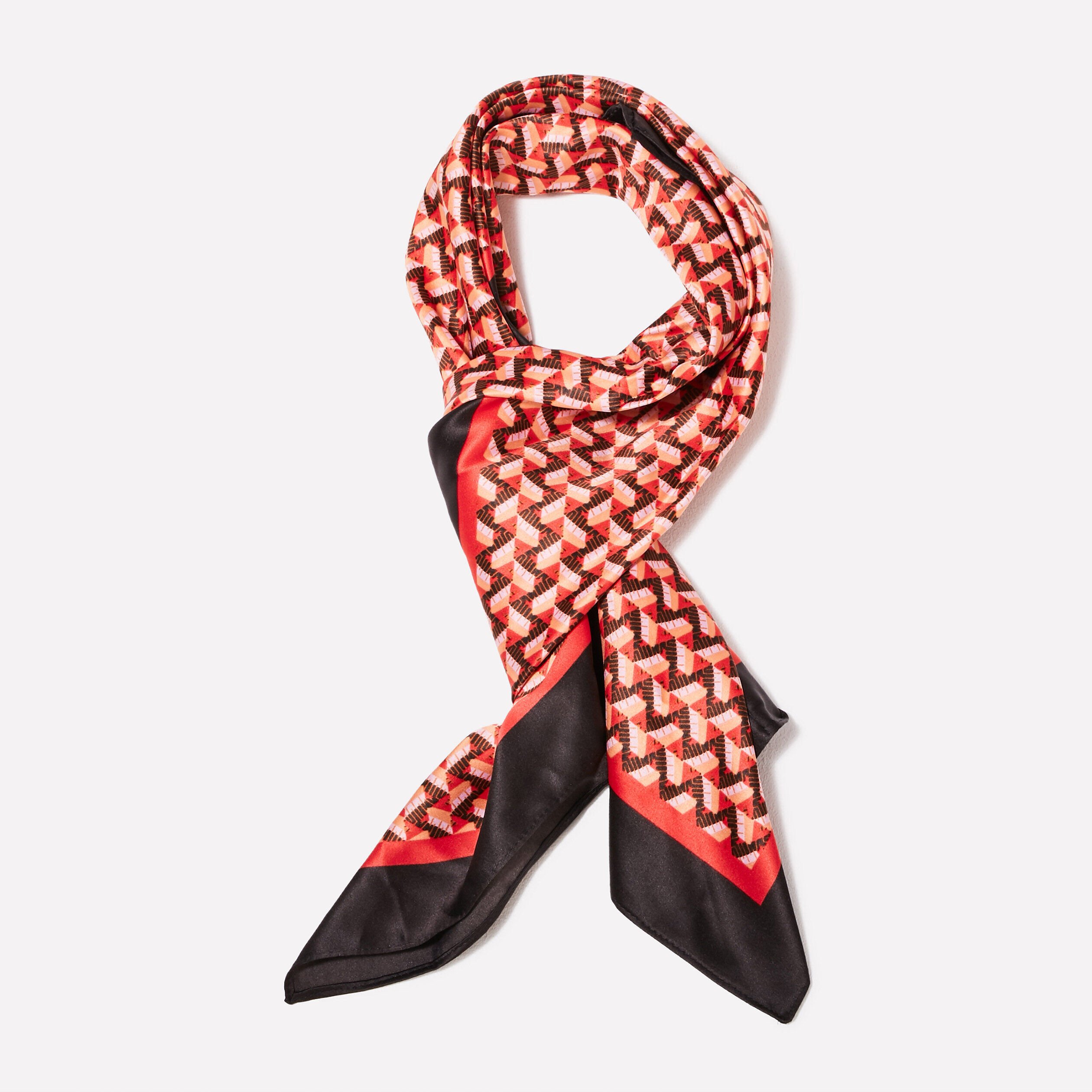Foulard carré rouge femme | Cache Cache
