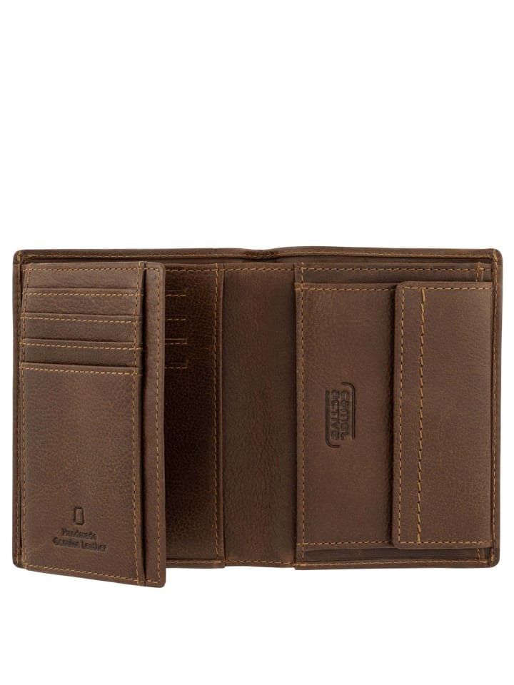 Camel Active Bilbao - Geldbörse 8cc 12.7 cm RFID (black) in cognac günstig kaufen onesize