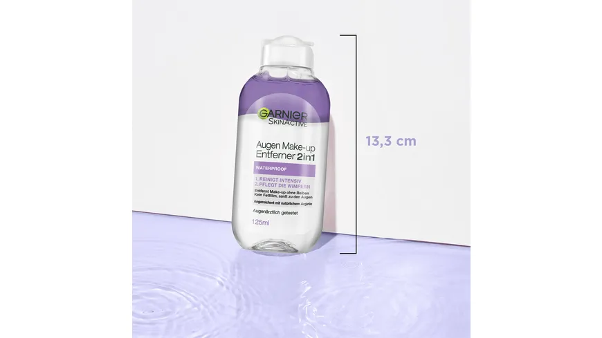 Garnier Skin Naturals 2in1 Augen-Make-Up Entferner Waterproof 125 ml
