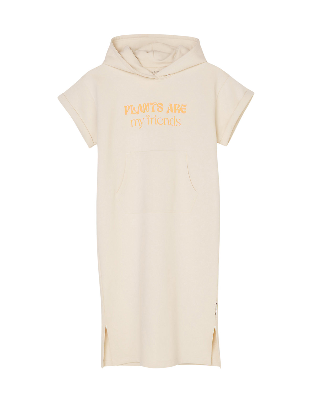 TEENS-GIRLS Kapuzen-Sweatkleid aus reiner Bio-Baumwolle Sweatkleider