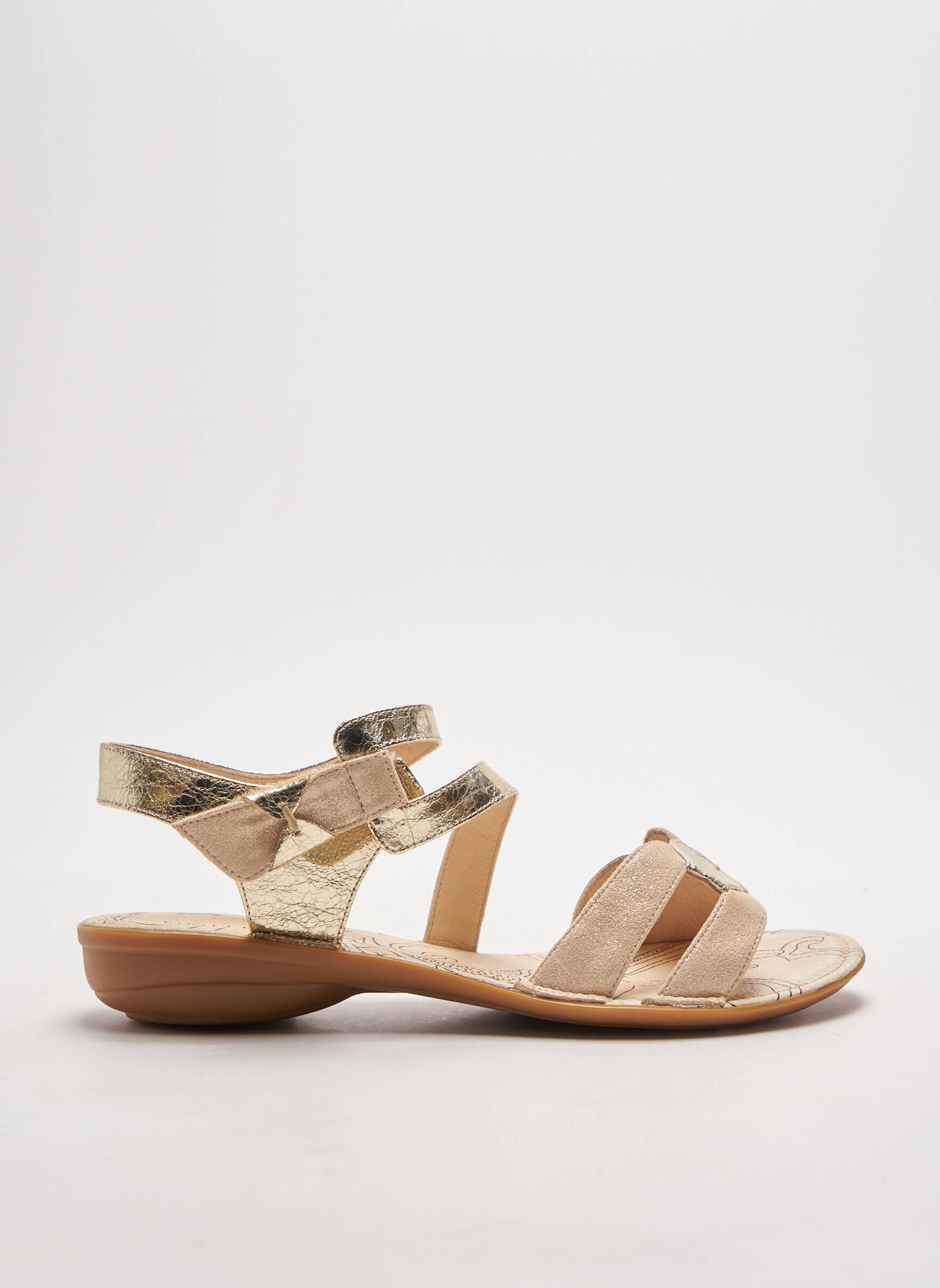 Fugitive By Francesco Rossi Sandales Nu Pieds Femme couleur beige