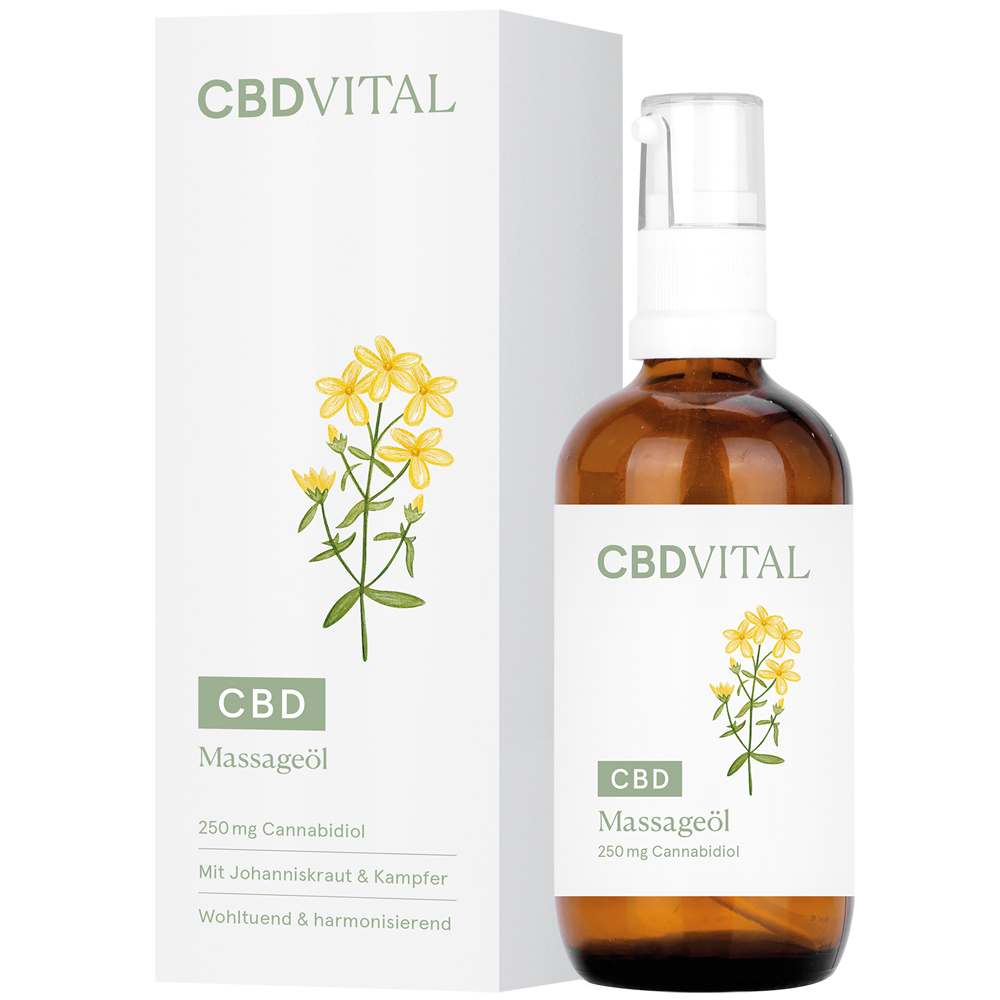 CBD VITAL CBD Massageöl 100 ml