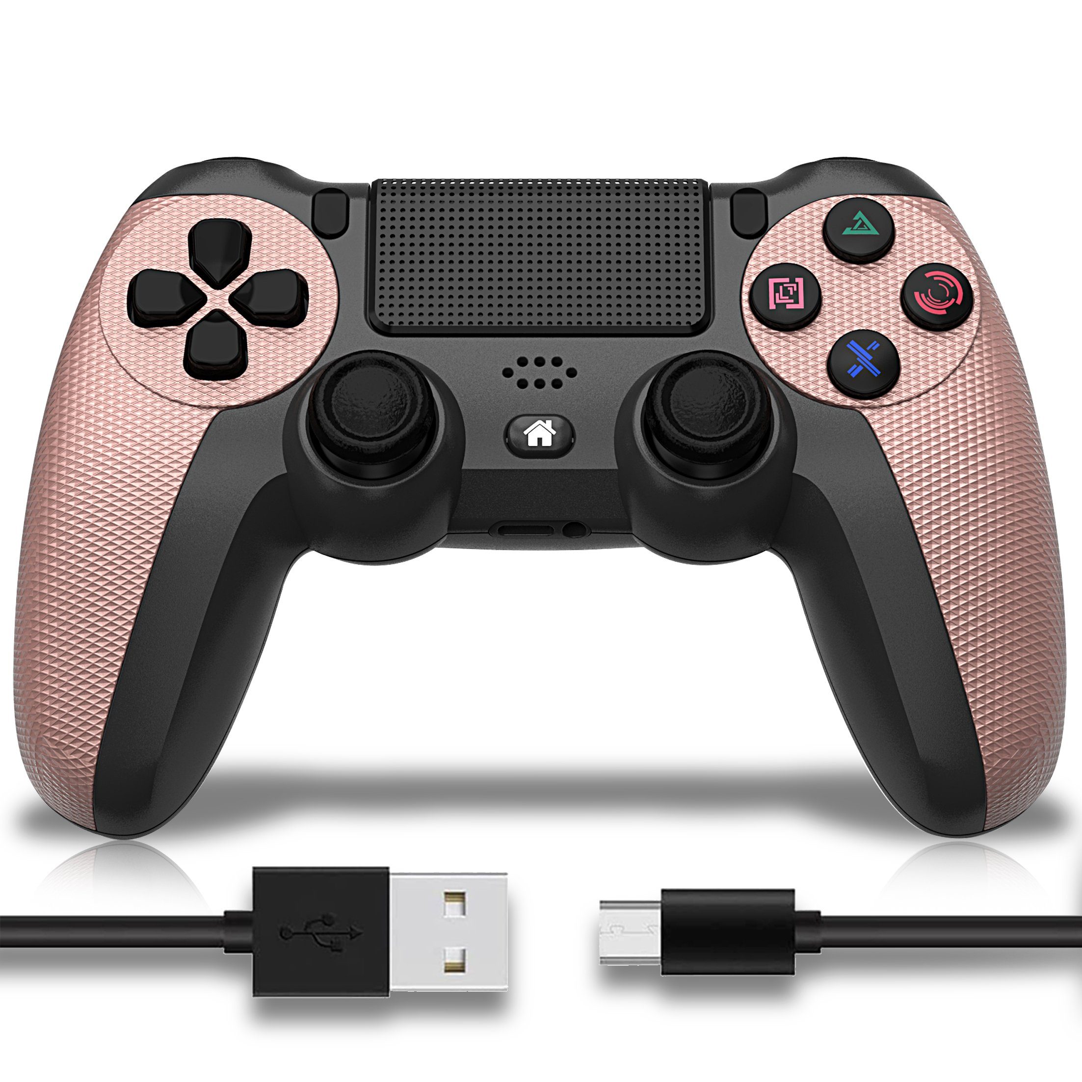 Tadow Wireless Gamepad, Controller, für PS4, Bluetooth PlayStation 4-Controller (kabelloser Bluetooth-Controller, Vibration)