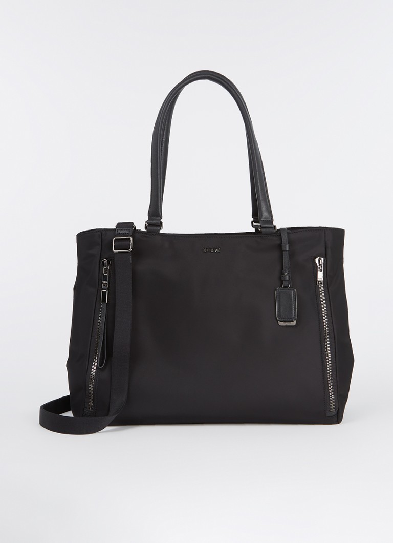 Bolsa de ombro grande Tumi Valetta com compartimento para laptop de 15 polegadas