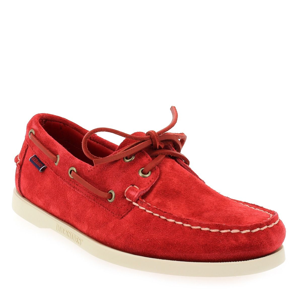 Sebago  DOCKSIDE PORTLAND SUEDE - Rouge