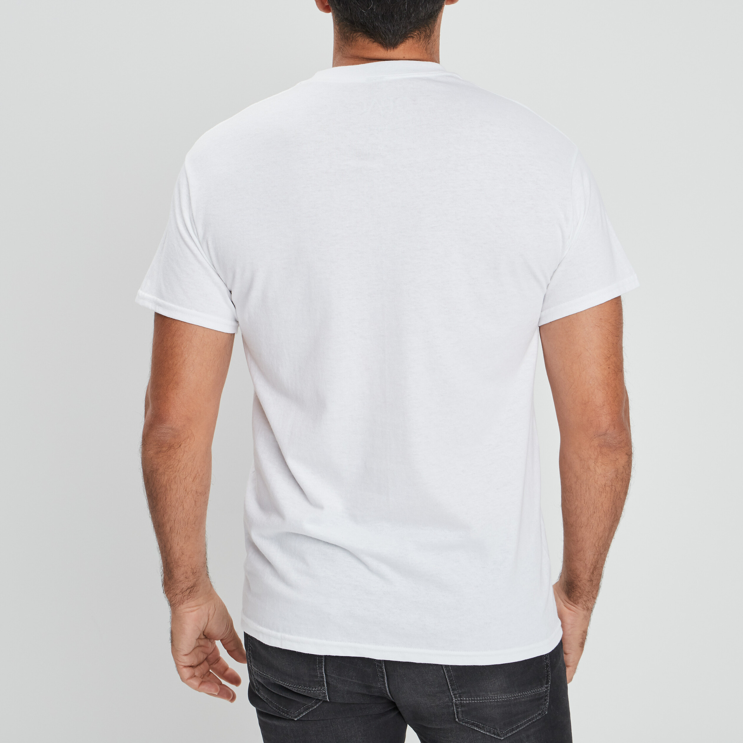 T-shirt manches courtes Tupac blanc homme | La Halle