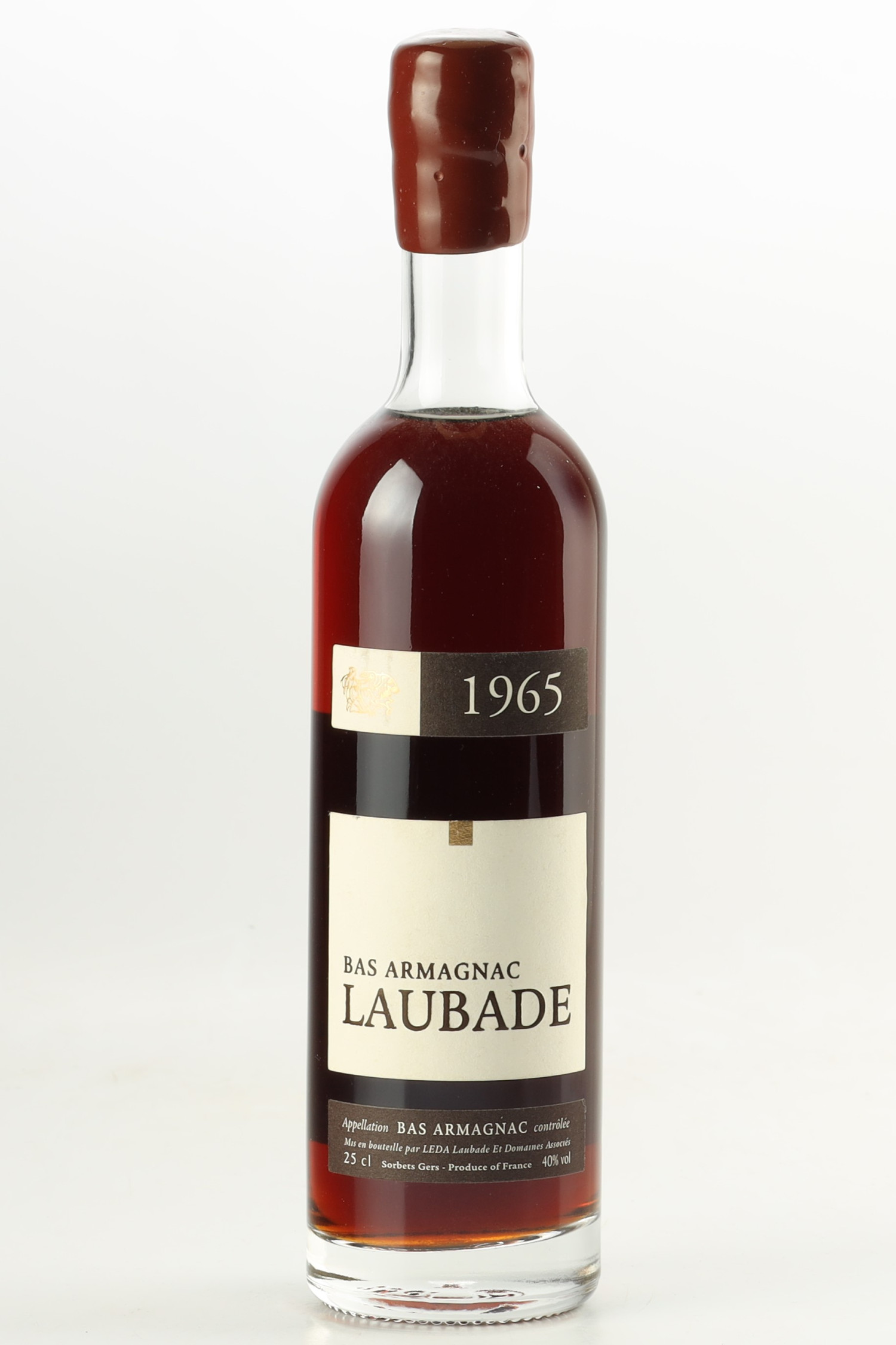 Laubade Bas Armagnac 25 Cl 1965, Armagnac