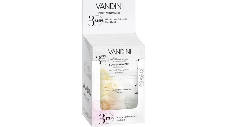 VANDINI POREMINIMIZER Maske 3-Kammern-Sachet 12 ml