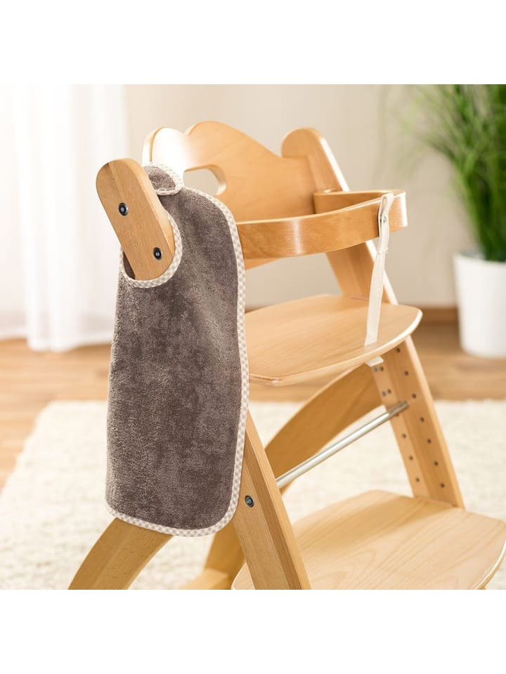 Wörner 2er Set Riesen-Lätzchen mit Druckknöpfen - Natur Hellbraun in braun günstig kaufen onesize