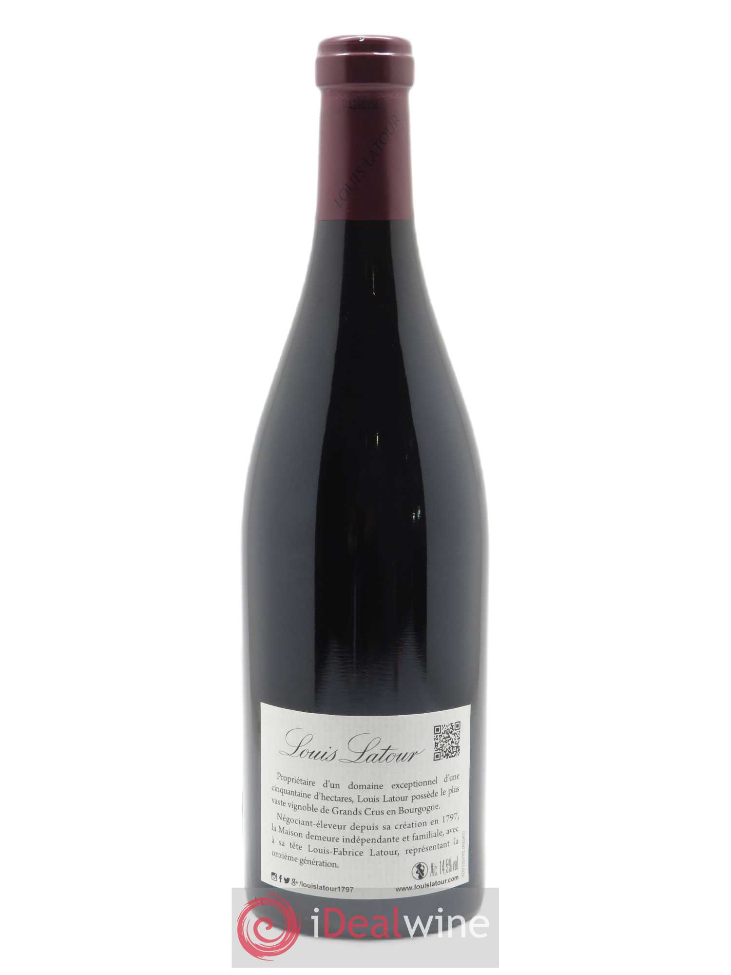Romanée-Saint-Vivant Grand Cru Les Quatre Journaux Louis Latour  2018 - Lot de 1 Bouteille