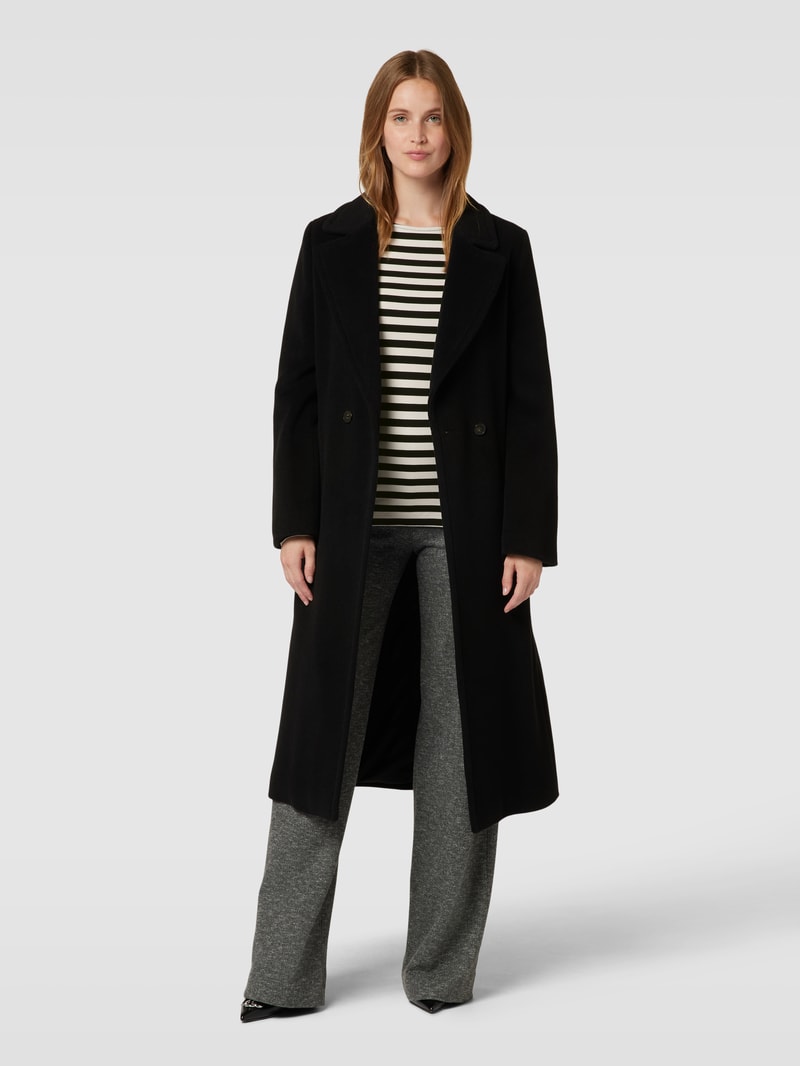 Longsleeve mit Streifenmuster in schwarz