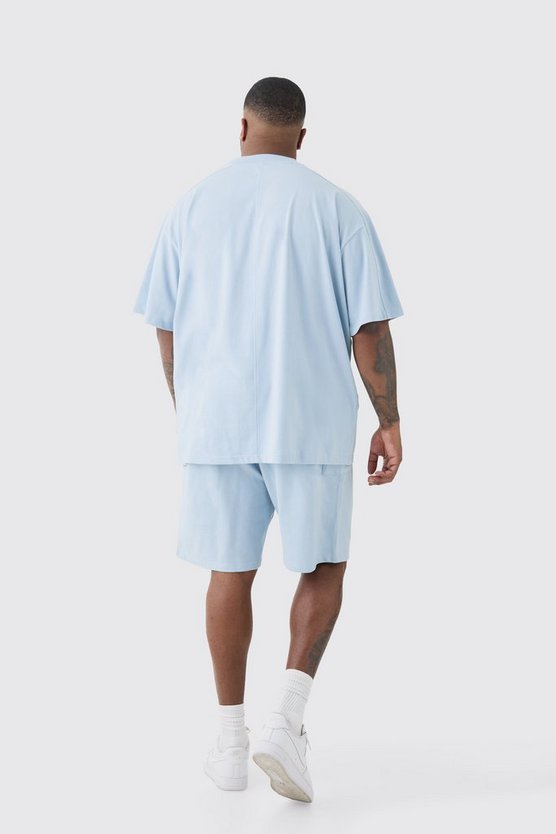 Plus Oversize T-Shirt & Cargo-Shorts