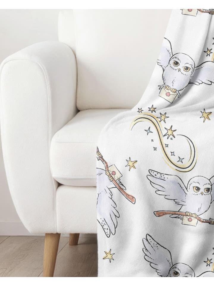 Harry Potter Kuscheldecke / 2-in-1 Set, Kissenbezug und Flauschdecke 