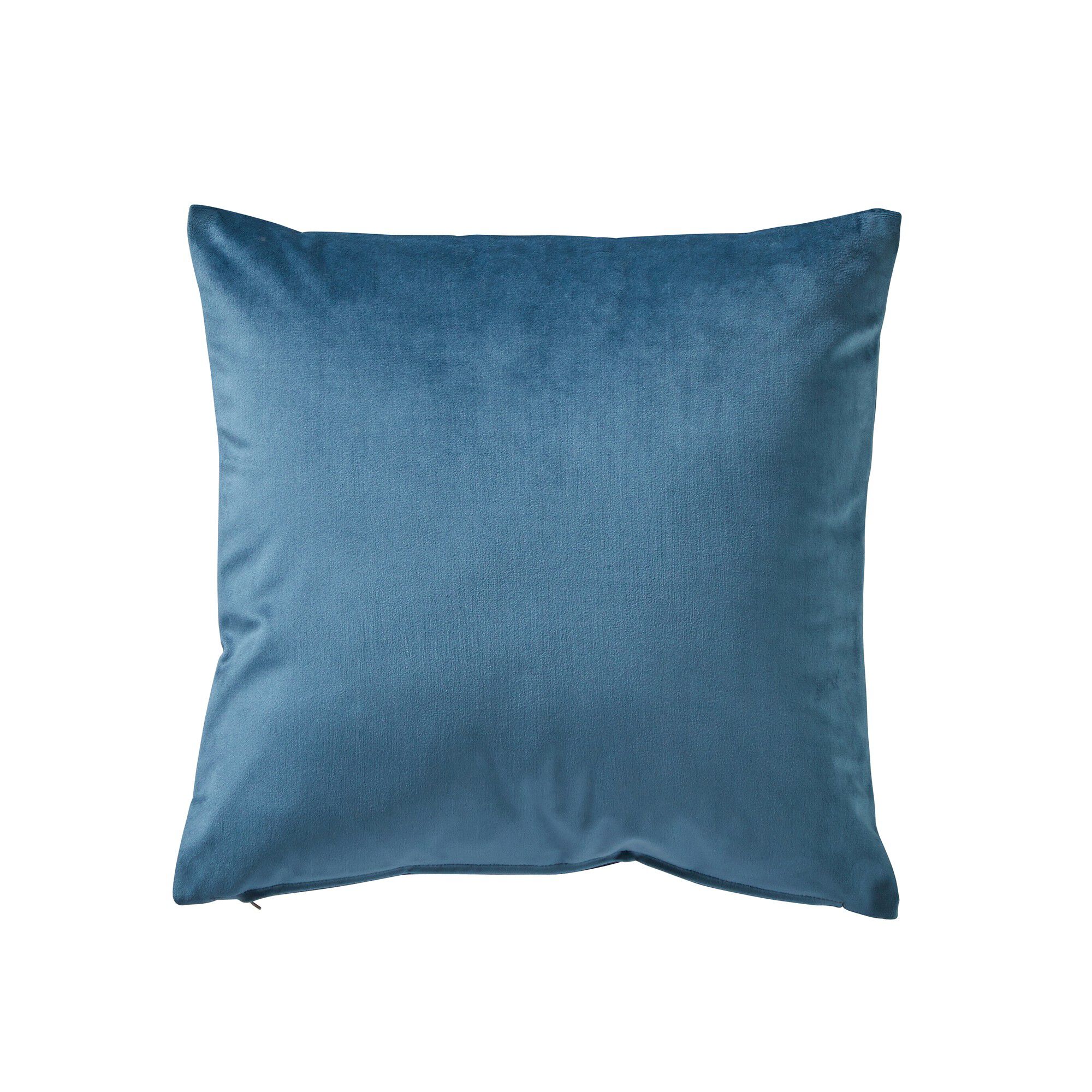 Housse coussin en velours uni