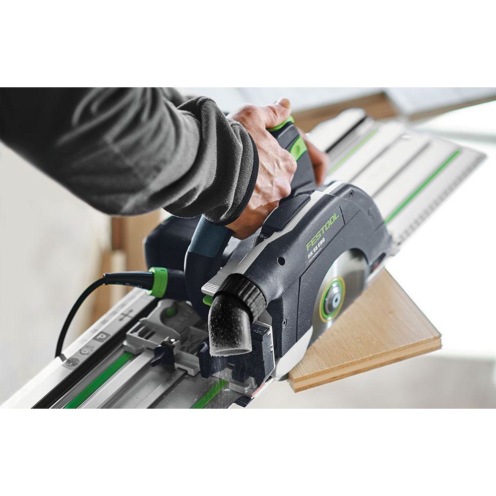 Serra circular FESTOOL HK 55 de 160 mm em Systainer com trilho transversal de 420 mm 576132