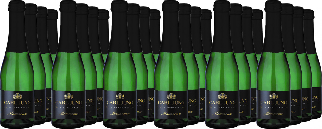 Mousseux SEKT schäumendes Getränk aus entalkoholisiertem Wein 0,2 L - Carl Jung