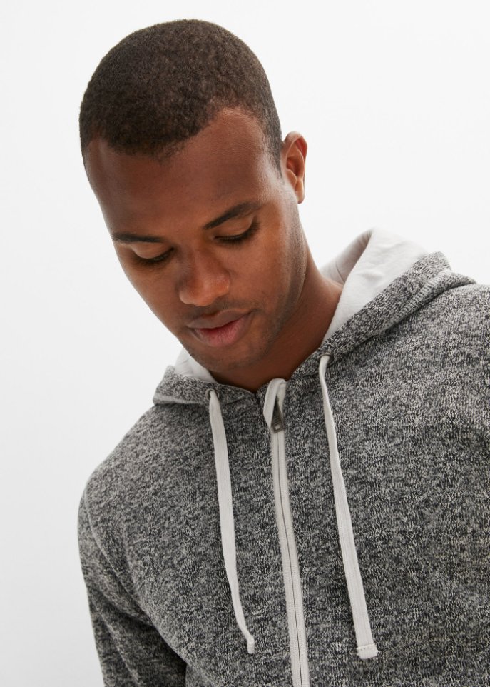 Strickfleece-Jacke