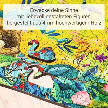 Puzzle 500 Teile - Wilder Garten
