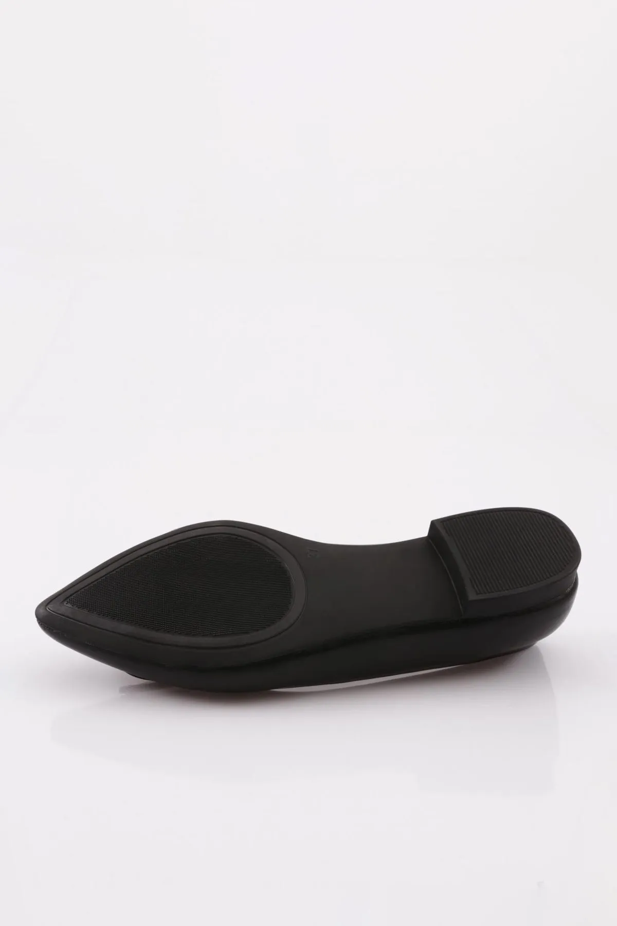 DGN  Schwarze Ballerinas mit V-Schnalle für Damen