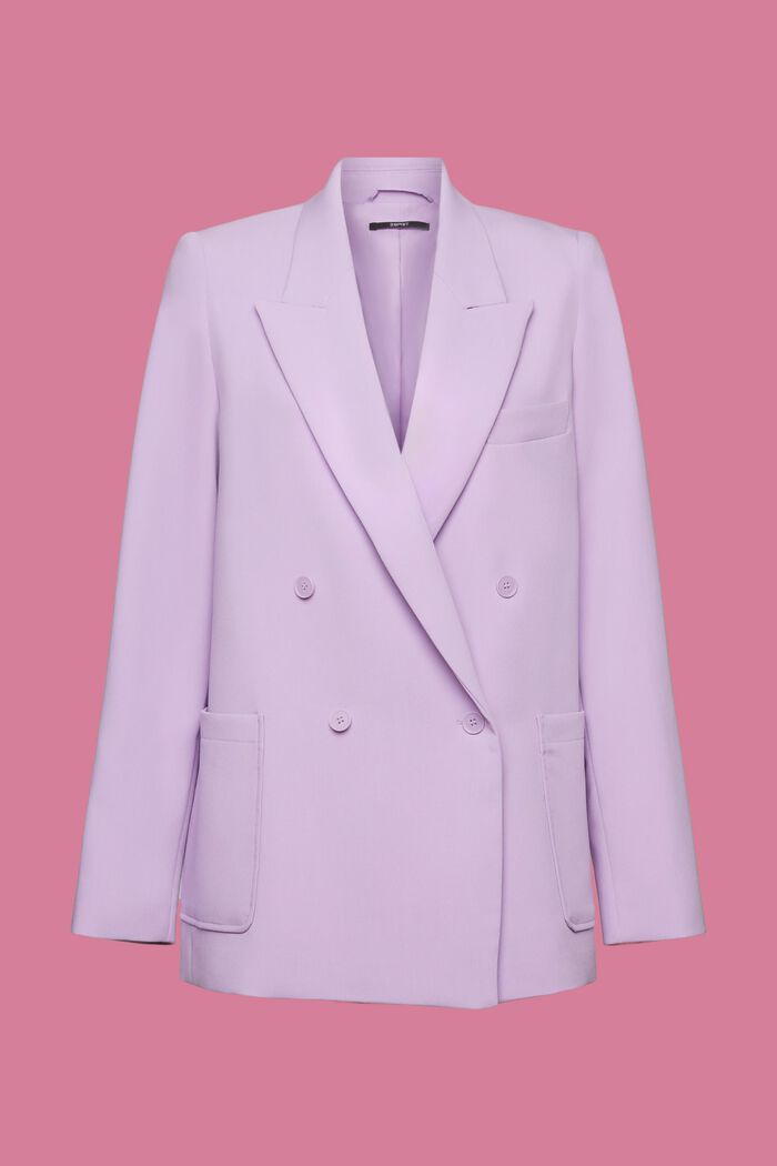 Doppelreihiger Crêpe-Blazer