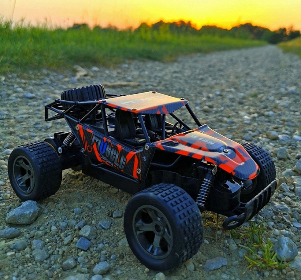 BruKa RC-Auto RC Monster Buggy MUSCLE X2 ferngesteuertes Auto Monster Truck 2,4 Ghz.