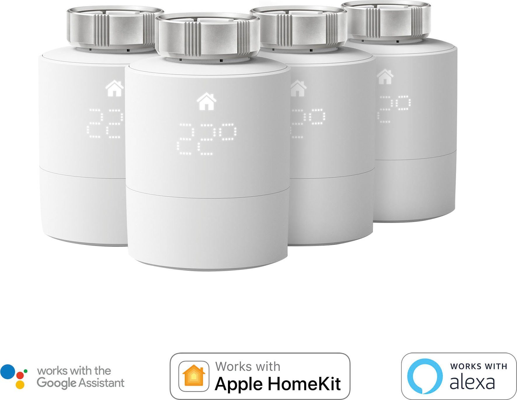 Tado Heizkörperthermostat Smartes Heizkörper-Thermostat - 5er Pack, zur Einzelraumsteuerung, (Packung, 5 St)