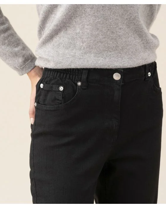 Jean 5 poches extensible, 2 statures.