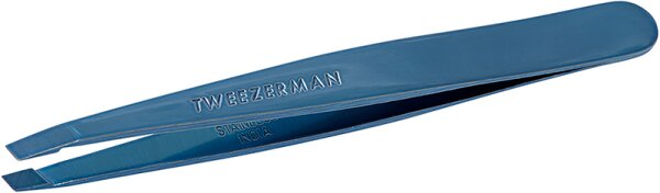 Tweezerman Slant Tweezer - Schräge Pinzette, Bell Bottom Blue Pinzette