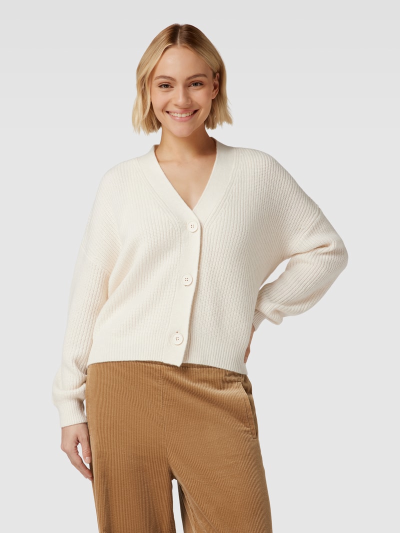 Cardigan mit Knopfleiste in beige