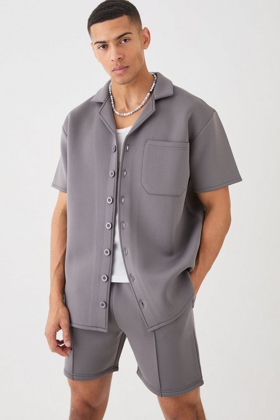Oversize Scuba Hemd und Shorts