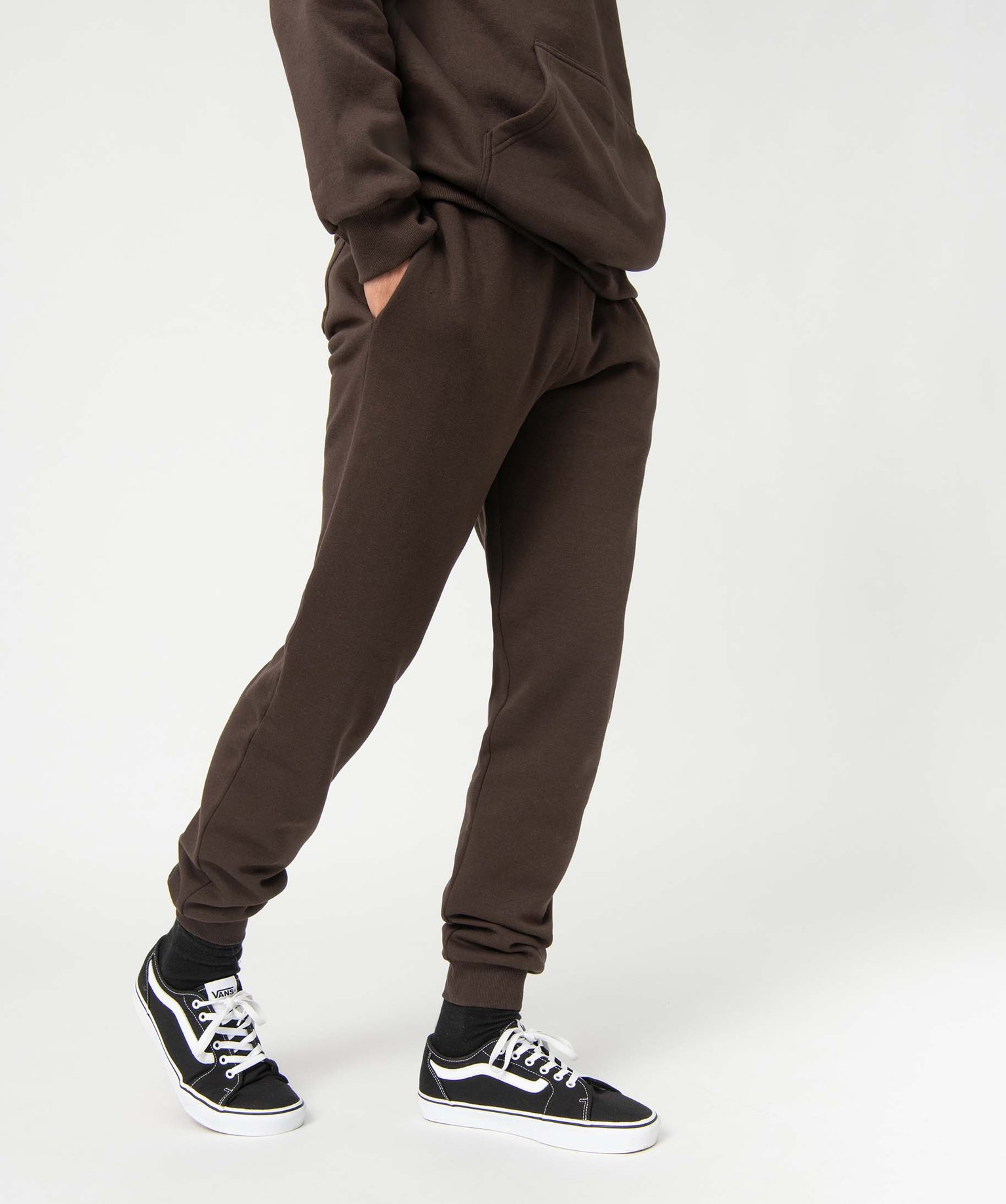 Pantalon de jogging homme molletonné marron | GEMO