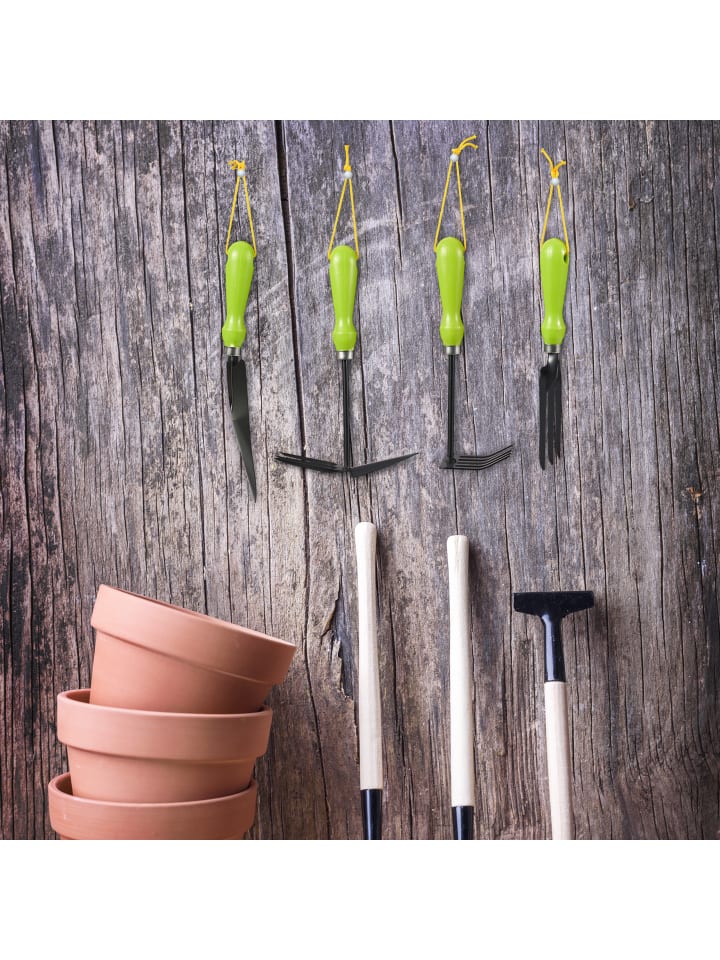 relaxdays Gartenwerkzeug Set 4 teilig in Grün günstig kaufen onesize