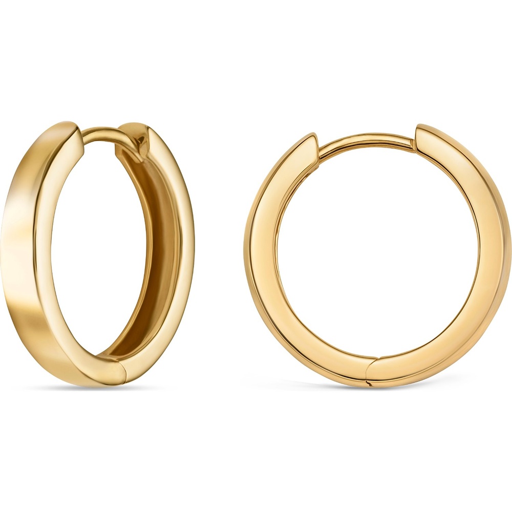 Valeria Créoles 585 Or jaune Boucles d'oreilles