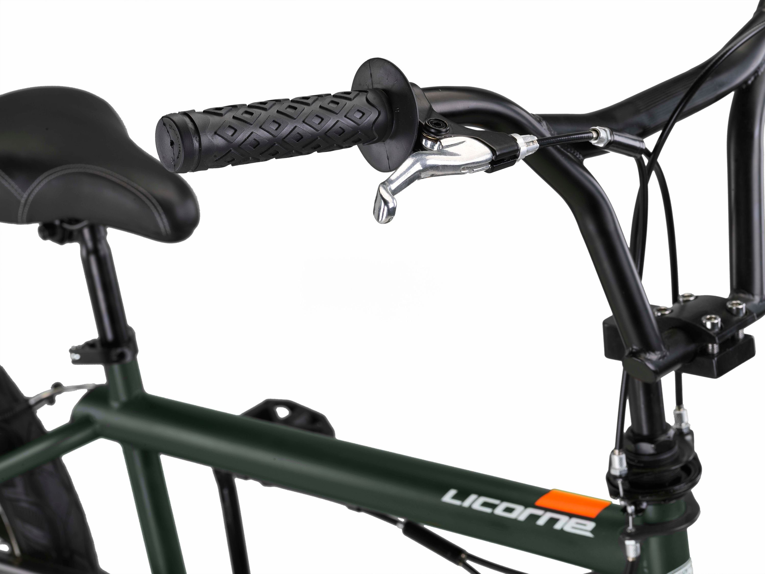 Licorne Bike BMX-Rad Licorne Bike Jump Premium BMX 360° Rotor-System 4 Stahl Pegs, 1 Gang