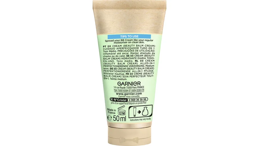 Garnier Skinactive BB Cream medium 50 ml