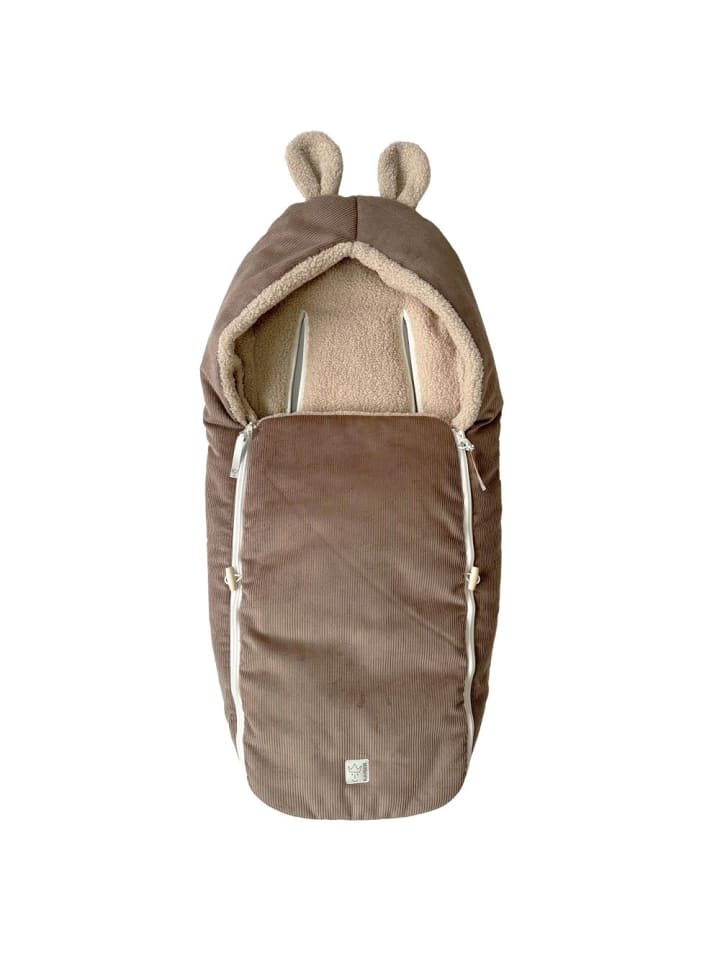 Kaiser Fleece-Fußsack Hima für Babyschalen & Babywannen in braun günstig kaufen onesize