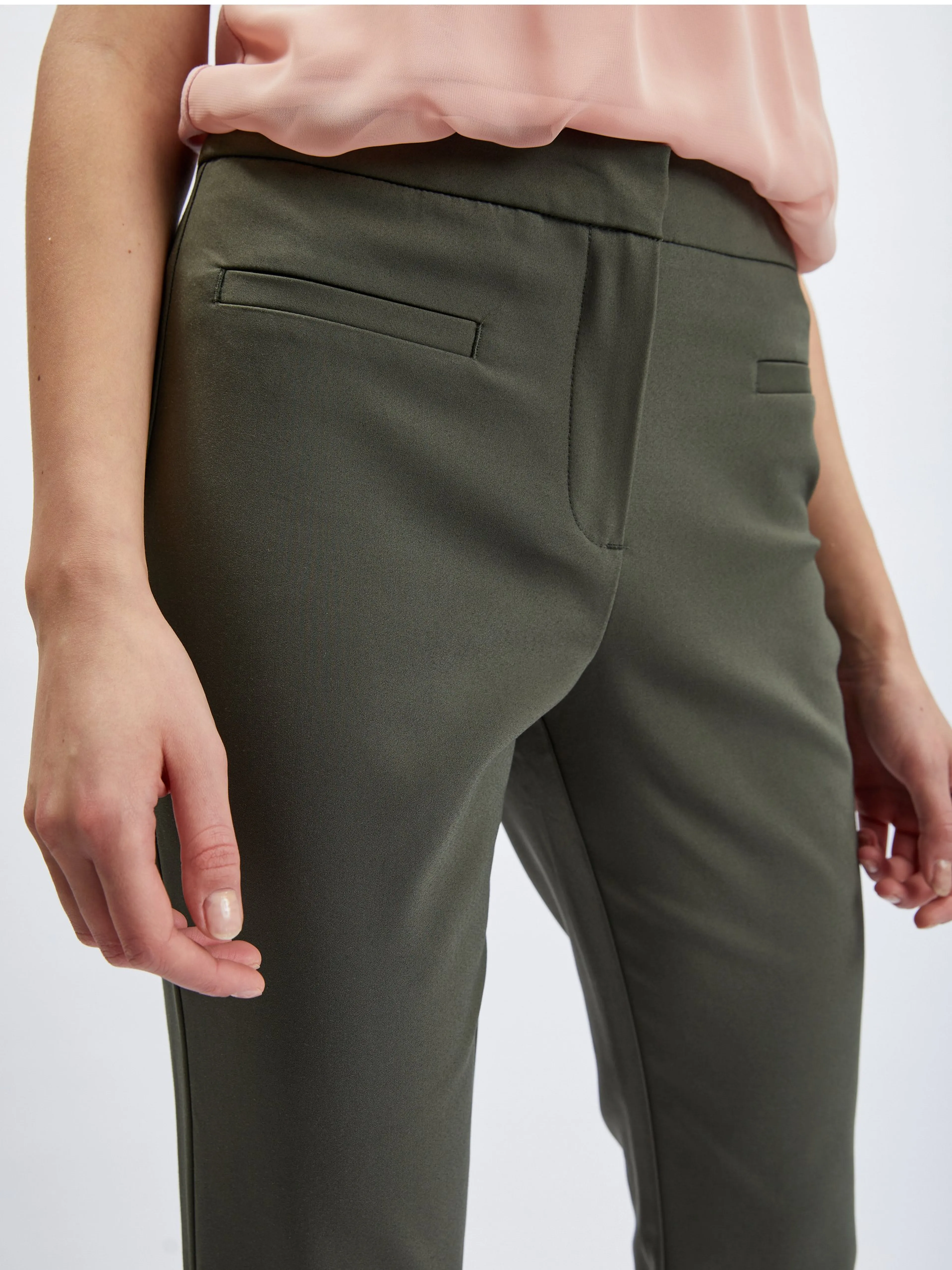 Khakifarbene Damenhose ORSAY