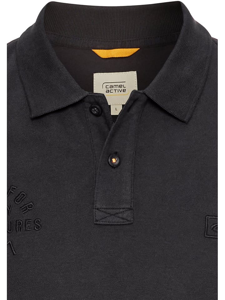 Camel Active Poloshirt in Schwarz günstig kaufen
