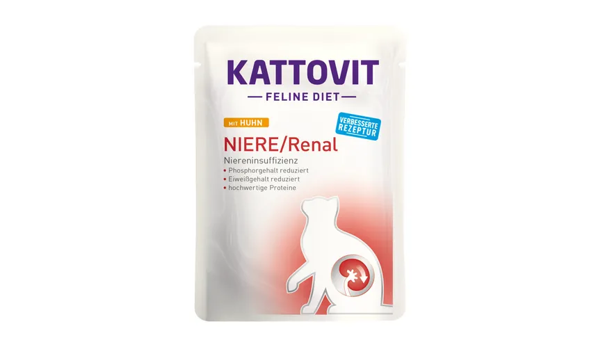 Kattovit Katzennassfutter Niere/Renal Huhn 85 g