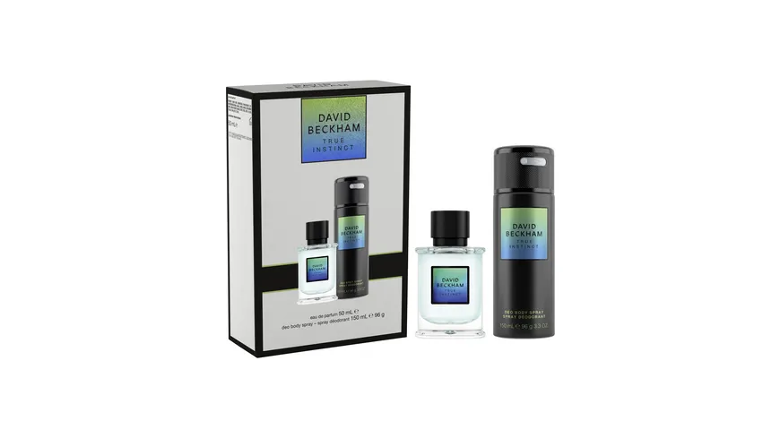 DAVID BECKHAM True Instinct Eau de Parfum + Deodorant Spray Geschenkpackung